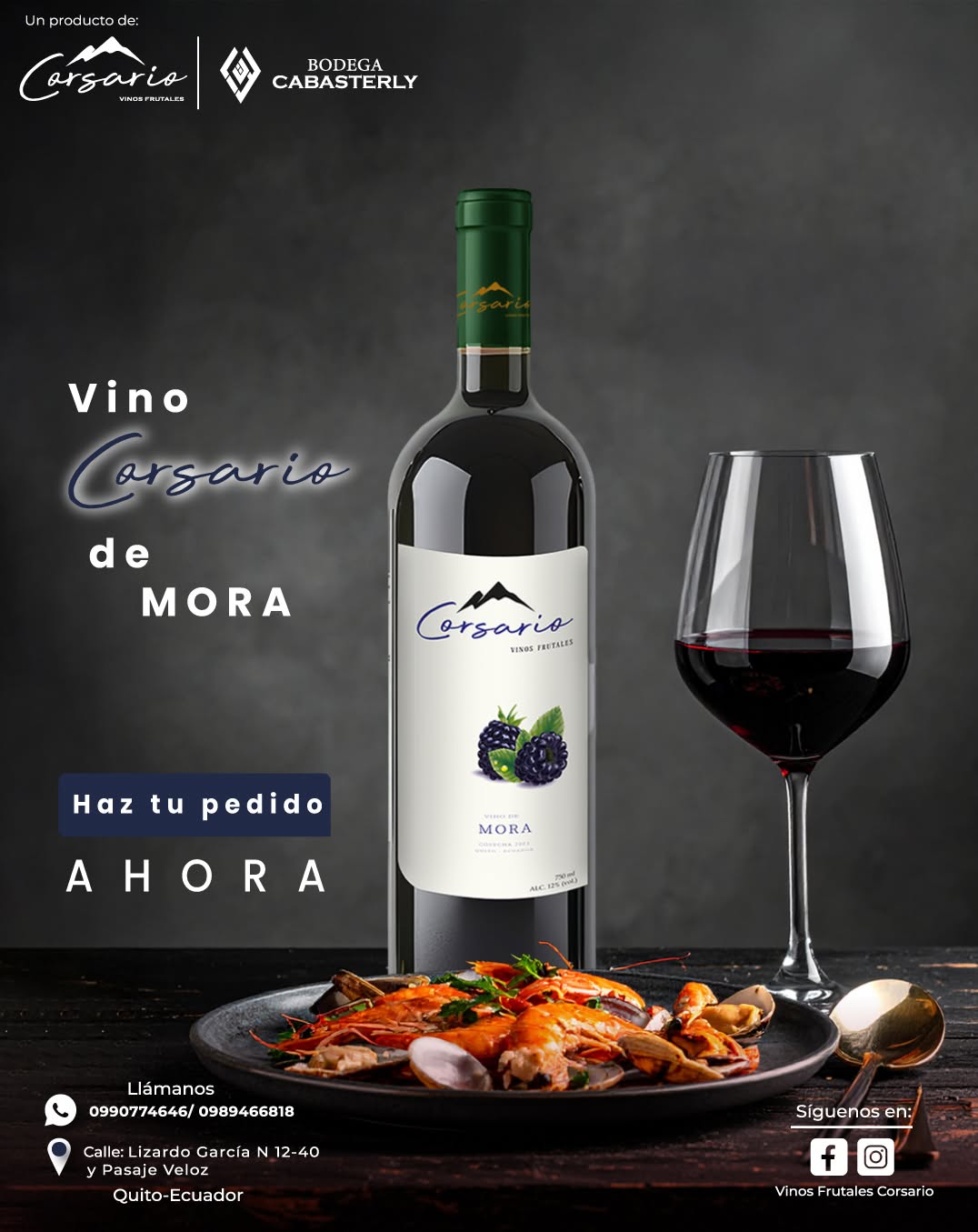 Vinos Corsario — Vino de Mora